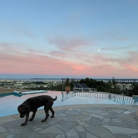 La Roche Cannes, Meerblick, Salzwasserpool, Sauna Villa Mandelieu