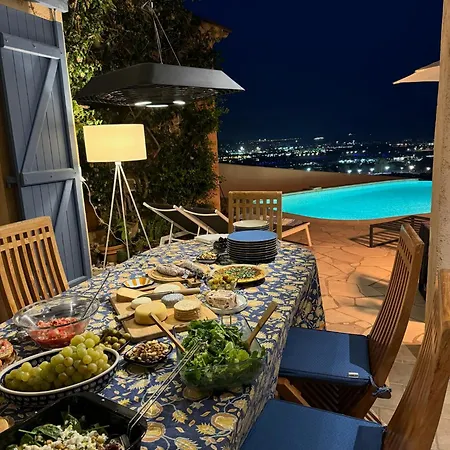 La Roche Cannes, Meerblick, Salzwasserpool, Sauna Villa